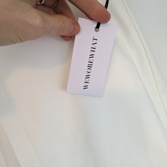 WEWOREWHAT Optic White Pull-on Built-Shorts Active Tennis Skort NEW Size M - Picture 5 of 9